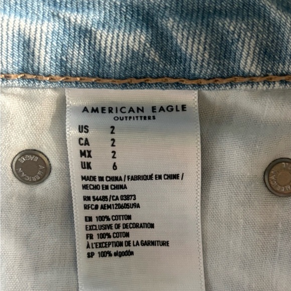 American Eagle Tom Girl Shortie Shorts in women's size 2 - Picture 4 of 6